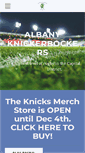 Mobile Screenshot of albanyknicks.org